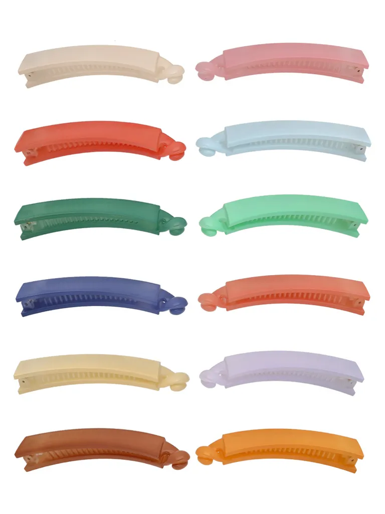 Plain Banana Clip in Assorted color - BYB87L