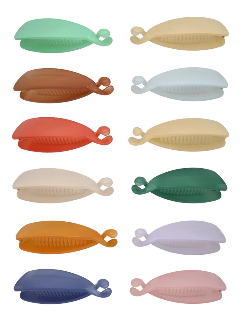 Plain Banana Clip in Assorted color - BYB129L