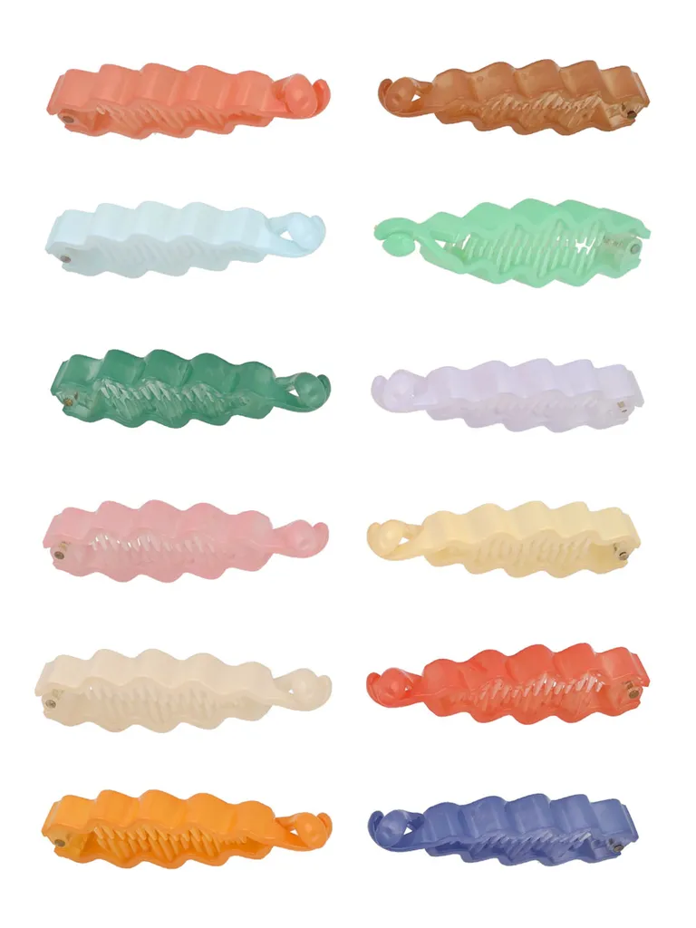 Plain Banana Clip in Assorted color - BYB115L