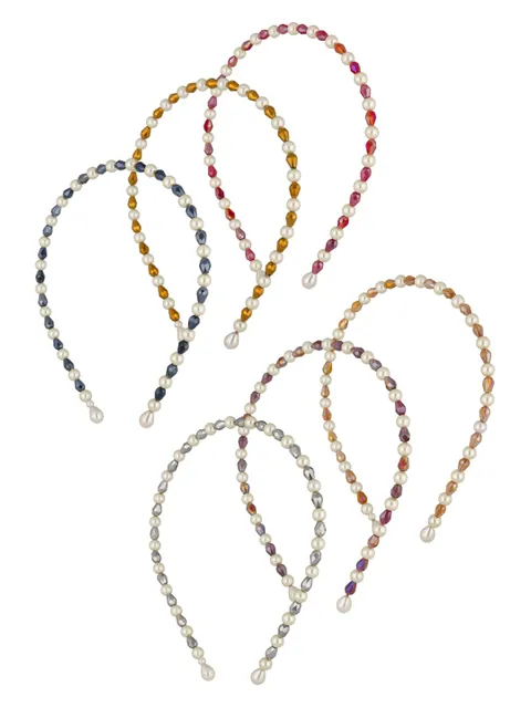 Pearls Hair Band in Assorted color - MGCHB9CR