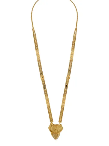 Traditional Long Necklace Set in Gold finish - B5560