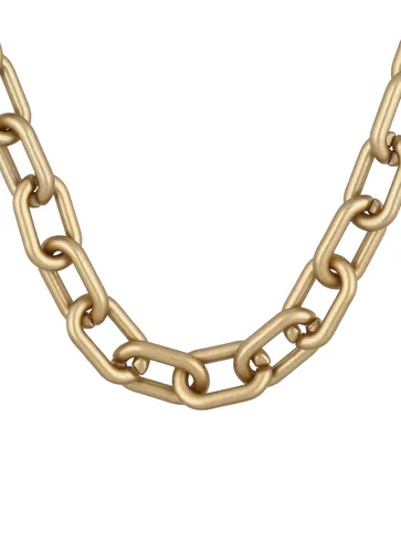 Western Necklace in Gold finish - CNB40615