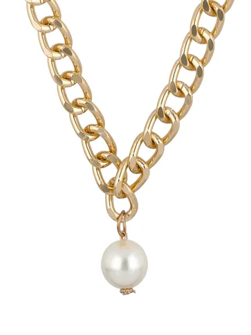Western Necklace in Gold finish - CNB40617