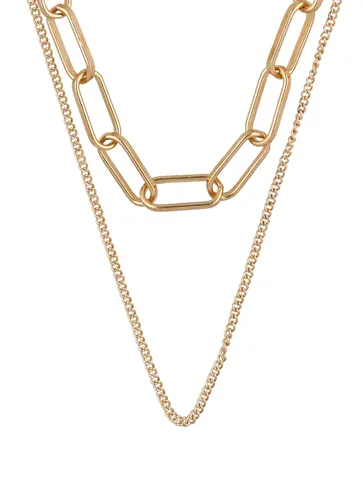 Western Necklace in Gold finish - CNB40620