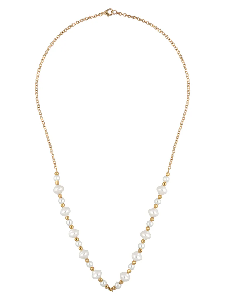 Western Necklace in Gold finish - CNB40645