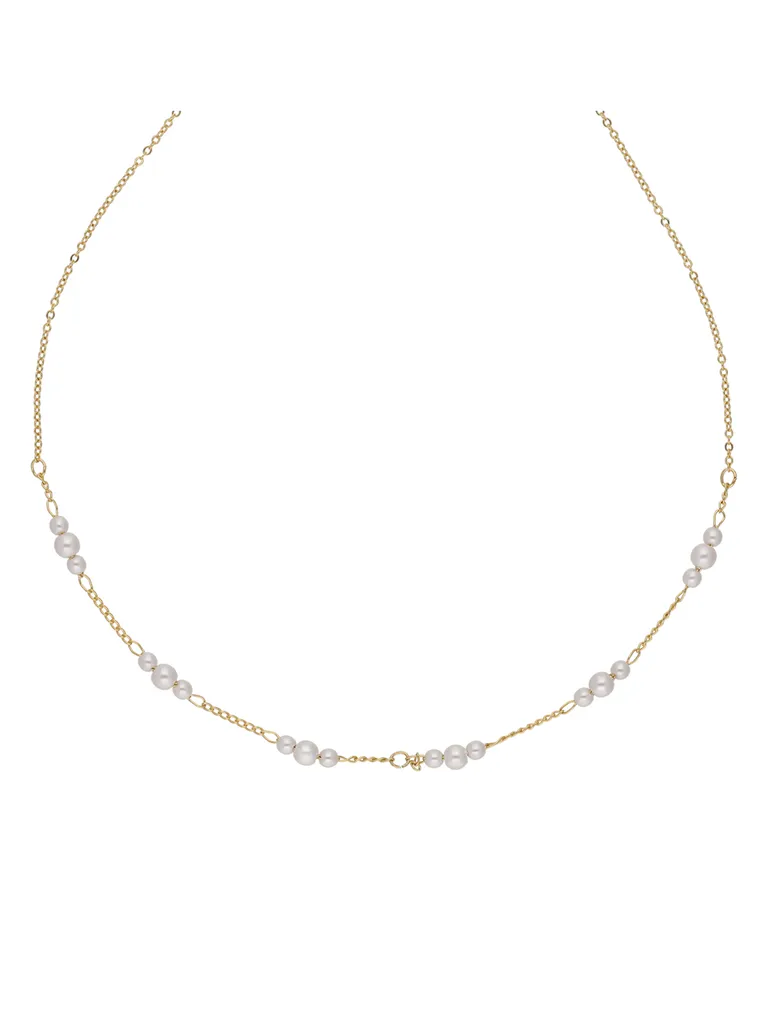 Western Necklace in Gold finish - CNB40647