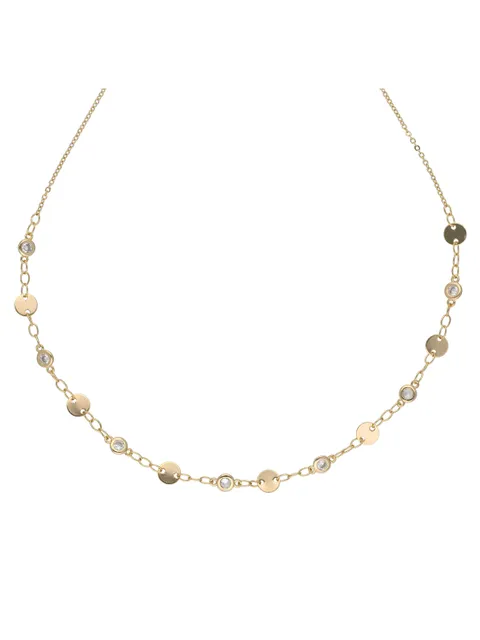 Western Necklace in Gold finish - CNB40653
