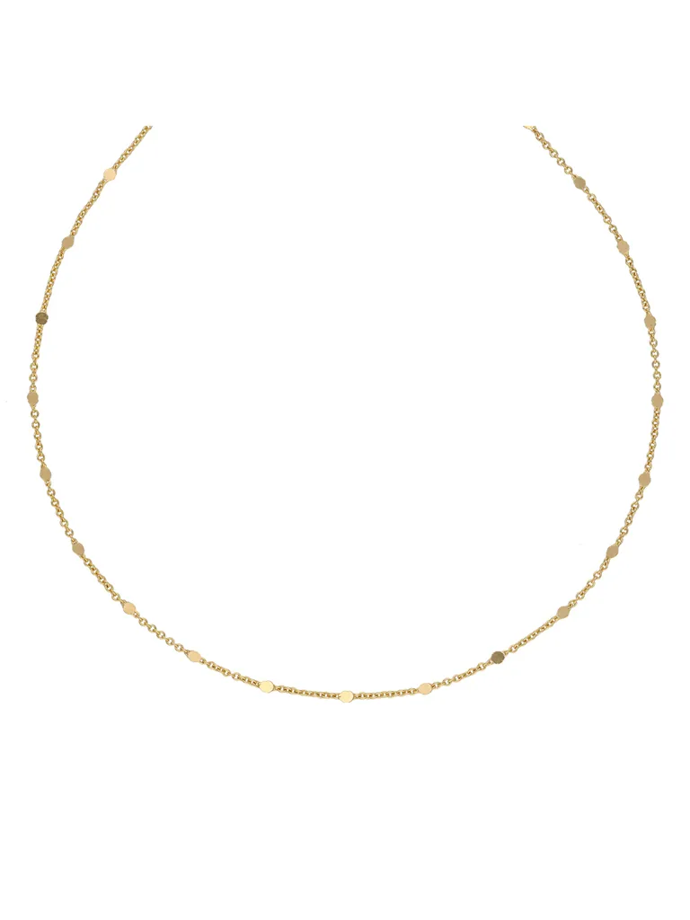 Western Necklace in Gold finish - CNB40651