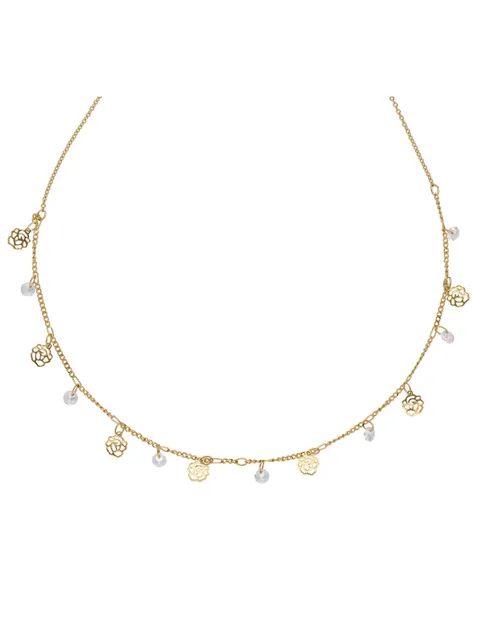 Western Necklace in Gold finish - CNB40656