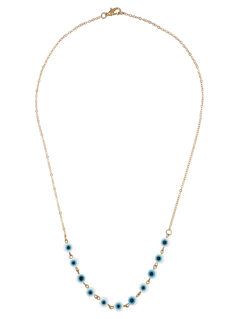 Evil Eye Necklace in Gold finish - CNB40659