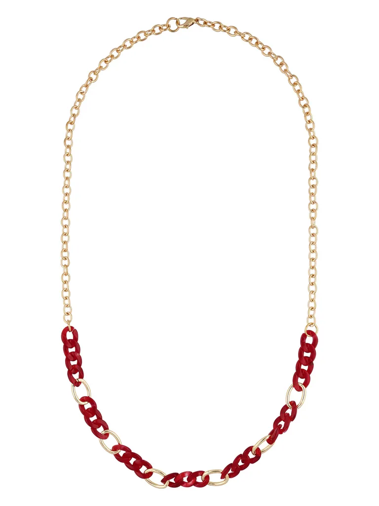 Western Necklace in Gold finish - CNB40667
