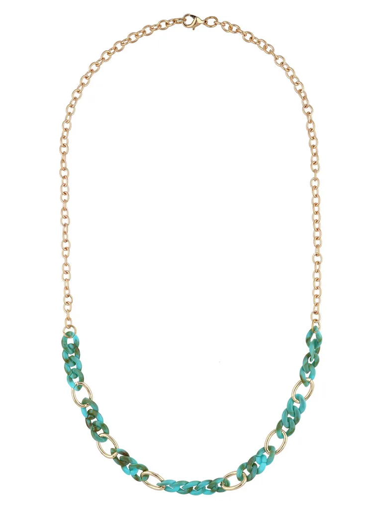 Western Necklace in Gold finish - CNB40670