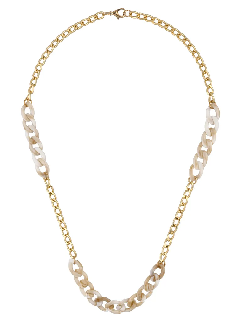 Western Necklace in Gold finish - CNB40669