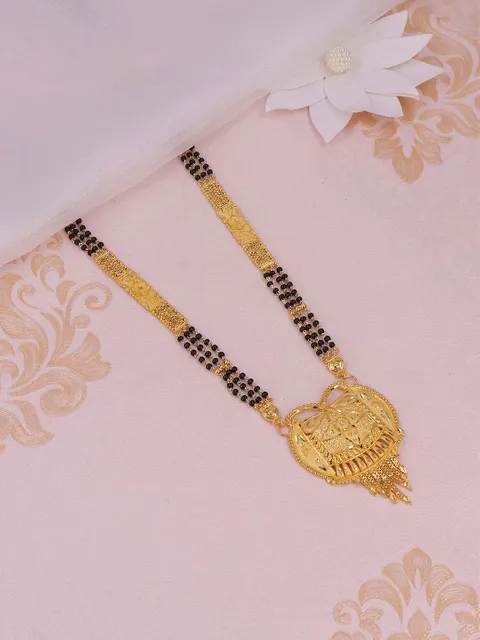 Traditional Forming Gold Mangalsutra in Gold color - A1310