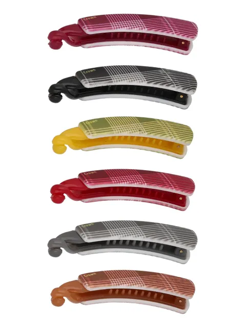 Printed Banana Clip in Assorted color - CNB40576