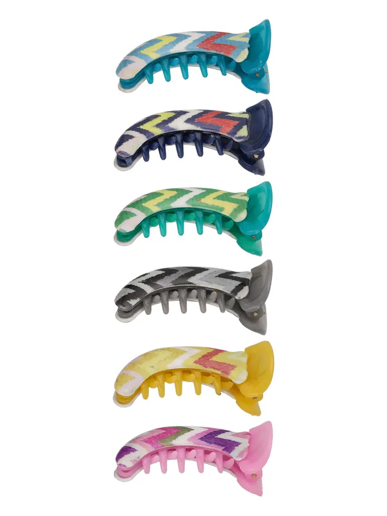 Printed Butterfly Clip in Assorted color - CNB40582