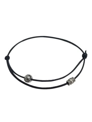 Western Thread Anklet in Black color - a252