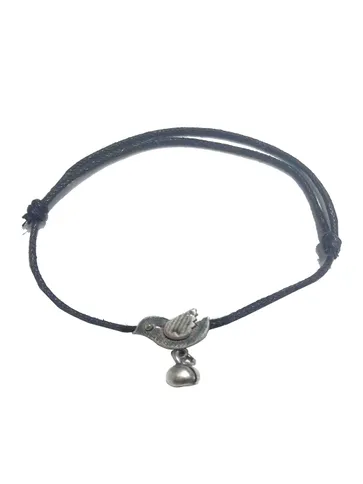 Western Thread Anklet in Black color - a323