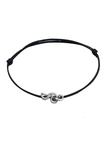 Western Thread Anklet in Silver color - a325