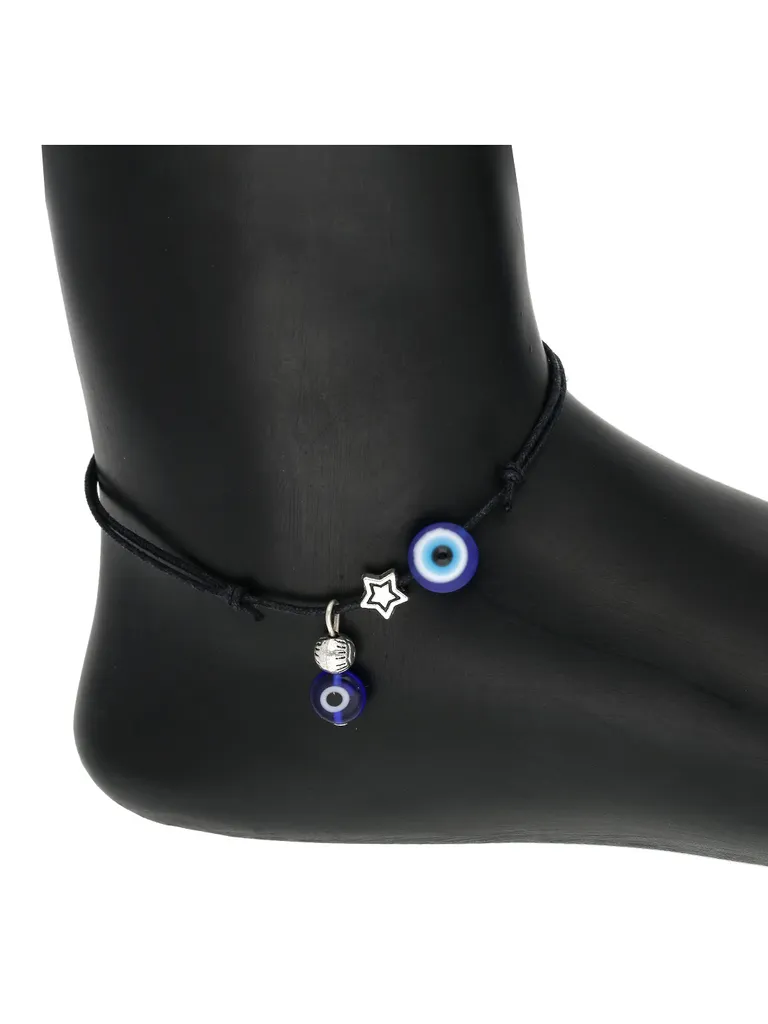 Western Thread Anklet in Blue color - a393