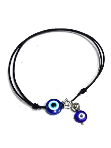 Western Thread Anklet in Blue color - a393