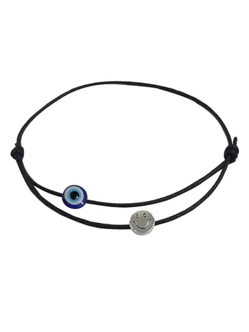Western Thread Anklet in Blue color - a462_e