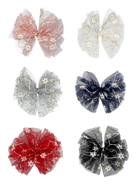 Printed Hair Clip in Assorted color - CNB40681