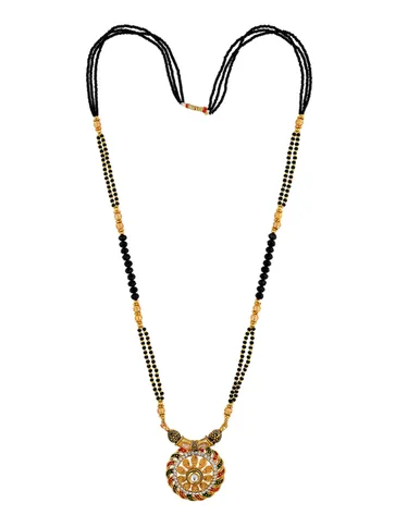 Double Line Mangalsutra in Gold finish - 6030