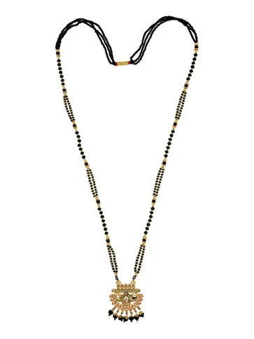 Double Line Mangalsutra in Oxidised Gold finish - M6