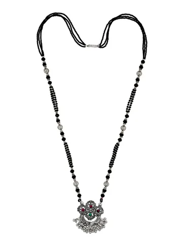 Double Line Mangalsutra in Oxidised Silver finish - SGH5