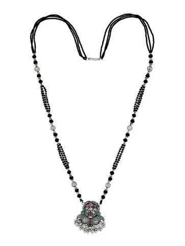 Double Line Mangalsutra in Oxidised Silver finish - SGH3