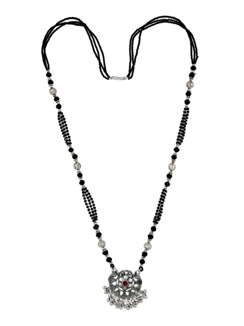 Double Line Mangalsutra in Oxidised Silver finish - SGH4
