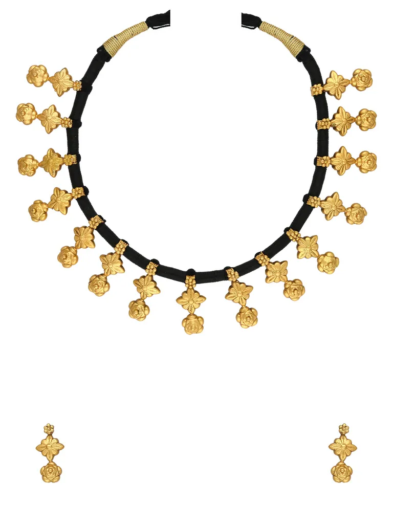 Antique Necklace Set in Gold color - A2724A