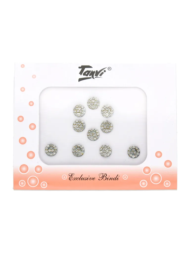 Traditional Bindis in Silver color - 1020SY