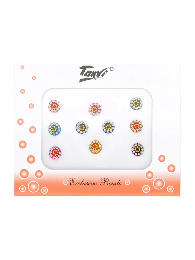 Traditional Bindis in Assorted color - 1020A-W