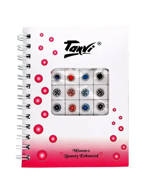Traditional Diary Bindis in Assorted color - 3006E-3