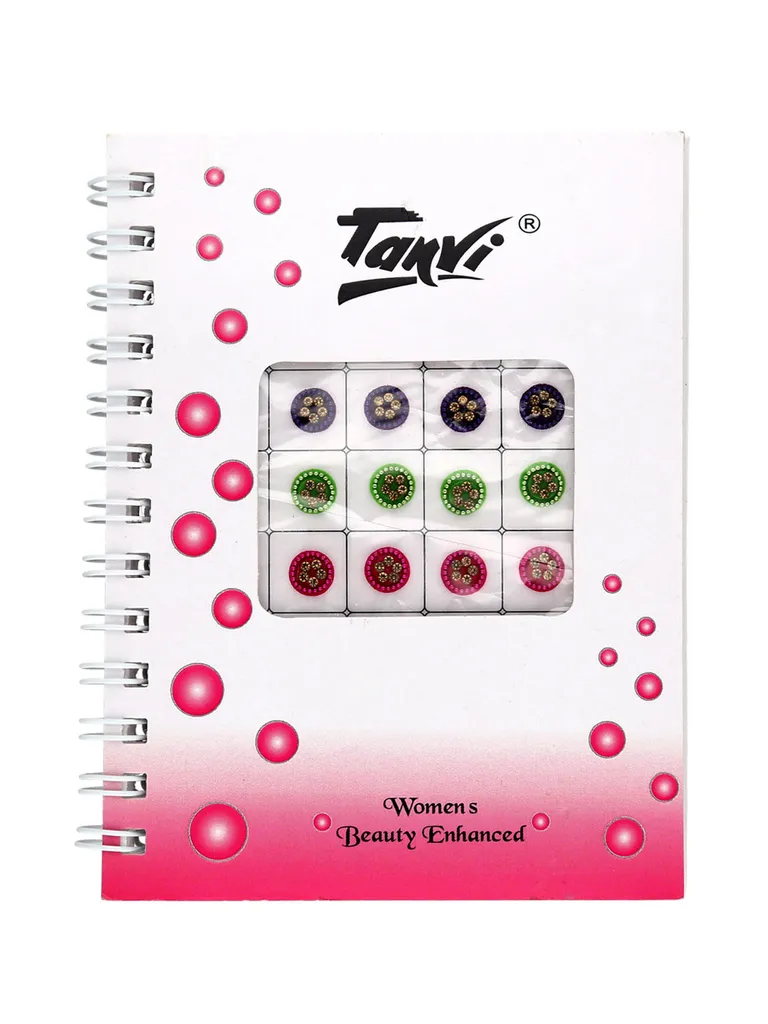Traditional Diary Bindis in Assorted color - 3006D1-B