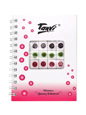 Traditional Diary Bindis in Assorted color - 3006D1-B