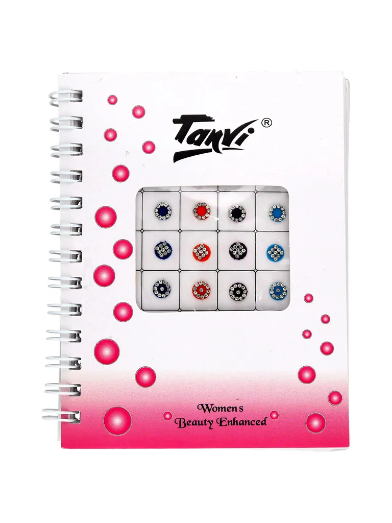 Traditional Diary Bindis in Assorted color - 3006E-1