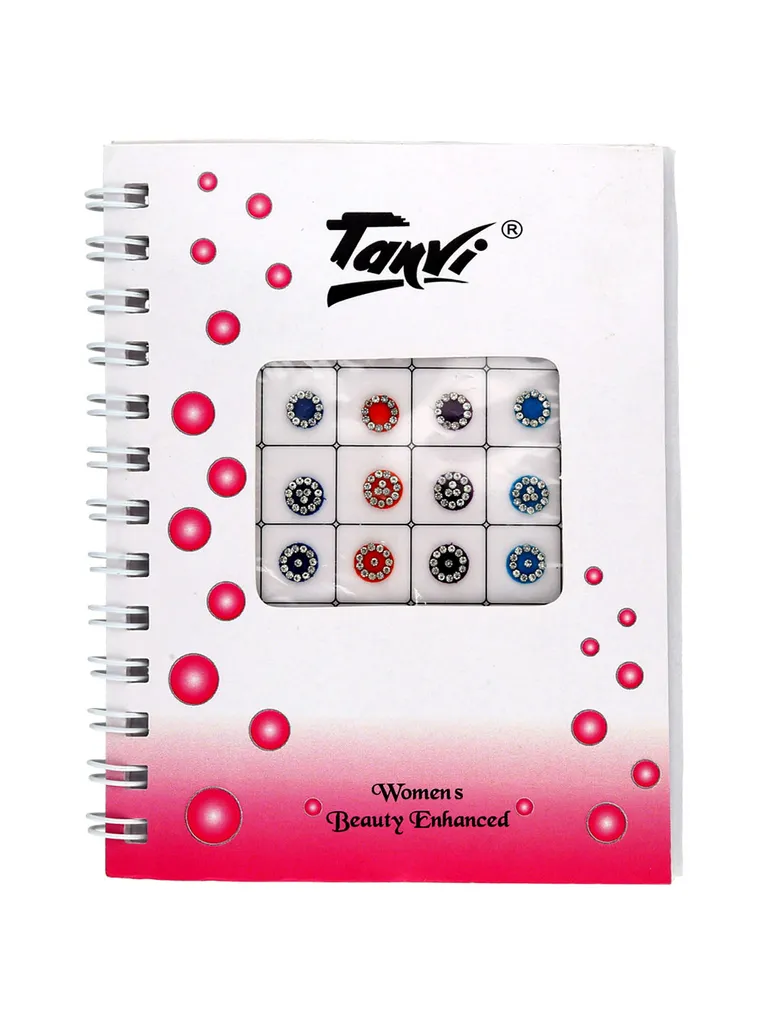 Traditional Diary Bindis in Assorted color - 3006E-2