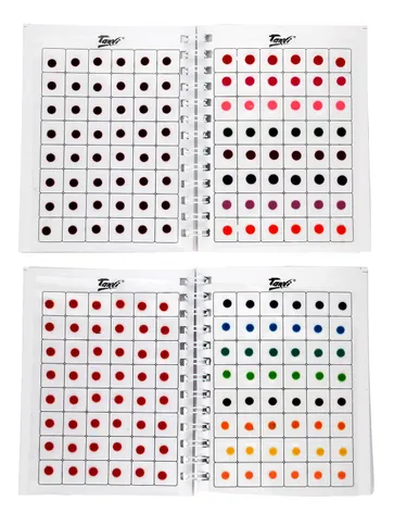 Traditional Diary Bindis in Assorted color - 75152A-3