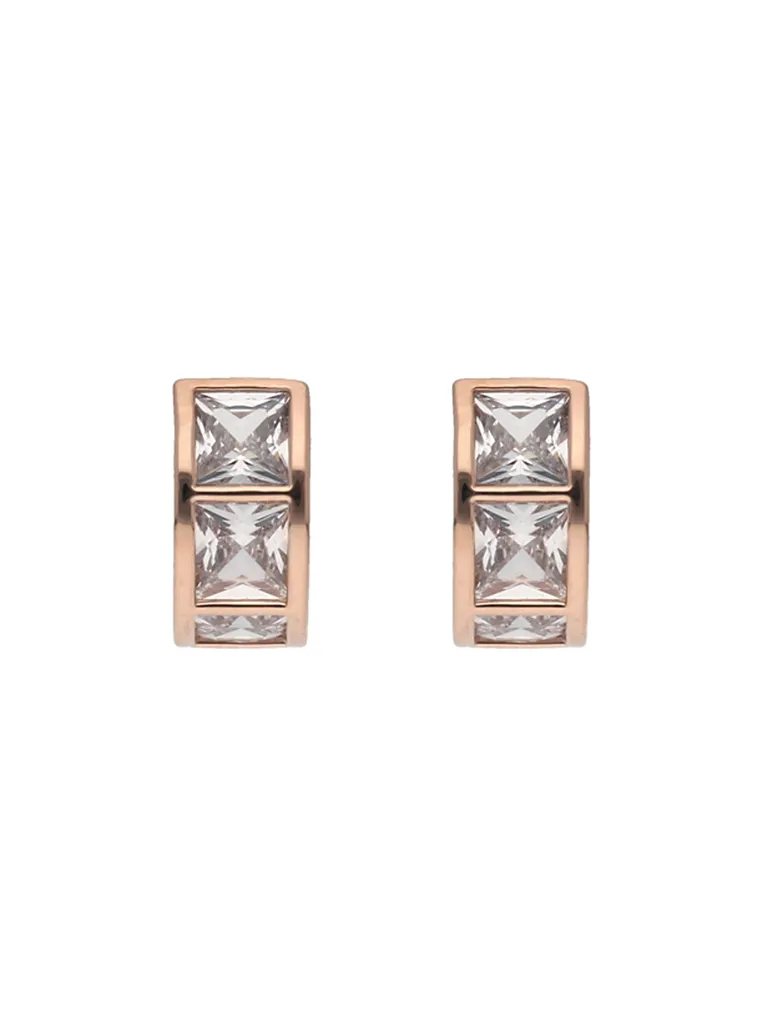 AD / CZ Tops / Studs in Rose Gold finish - CNB24706