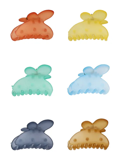 Plain Butterfly Clip in Assorted color - STN114