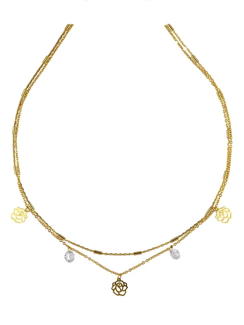 Western Necklace in Gold finish - CNB15259