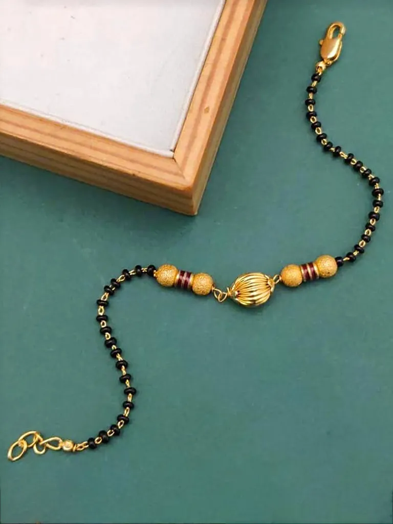 Mangalsutra Bracelet in Gold finish - HM0269