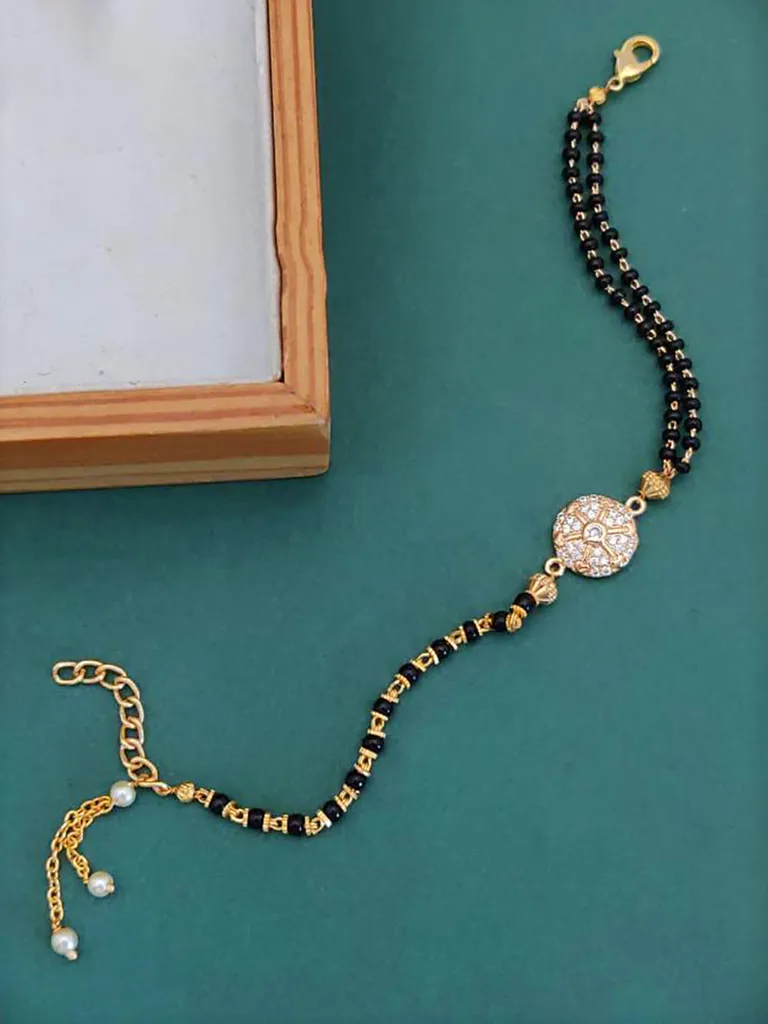 Mangalsutra Bracelet in Gold finish - HM0291