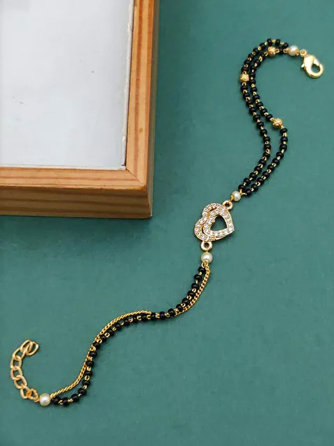 Mangalsutra Bracelet in Gold finish - HM0296