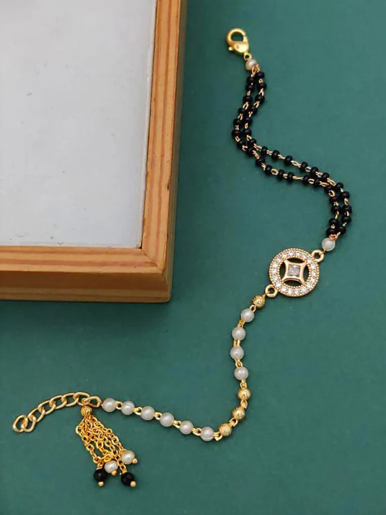 Mangalsutra Bracelet in Gold finish - HM0295