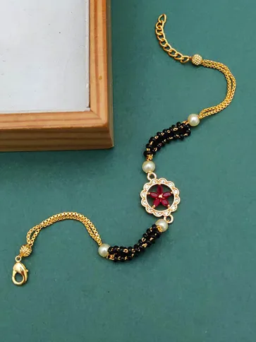 Mangalsutra Bracelet in Gold finish - HM0308