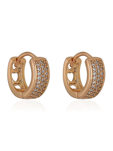 AD / CZ Bali / Hoops in Gold finish - CNB36678